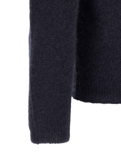 Blue Cashmere Polo Shirt
