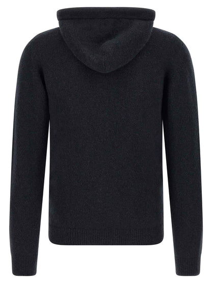 Blue Wool Cardigan