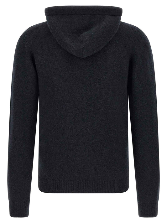 Blue Wool Cardigan