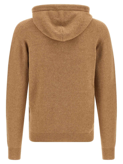 Beige Wool Cardigan