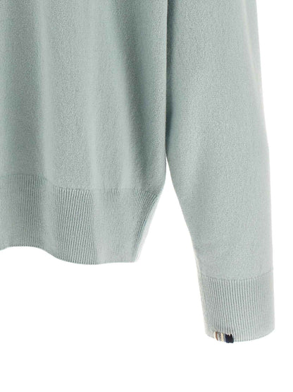 Blue Cashmere Cardigan