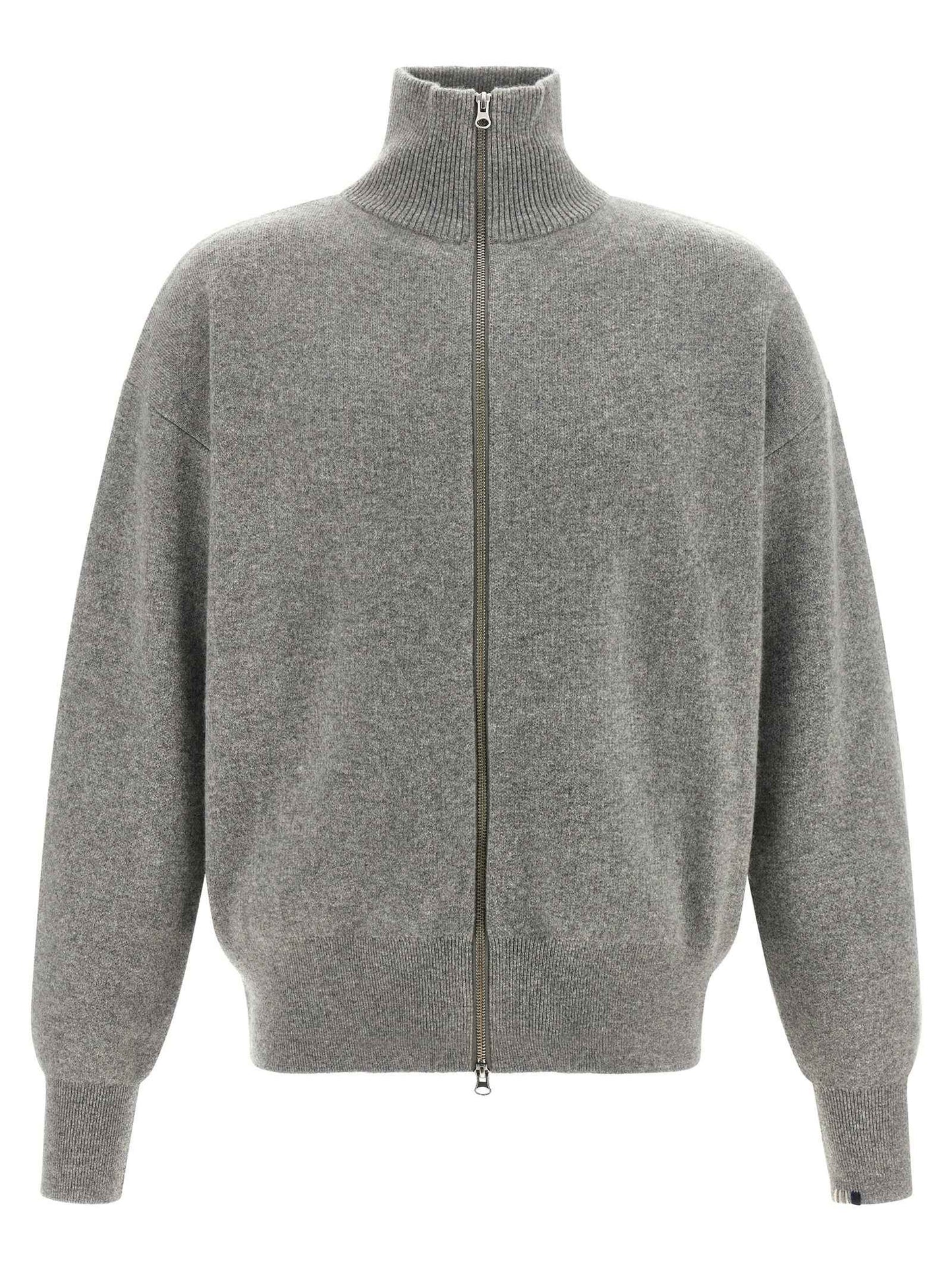 Gray Cashmere Cardigan