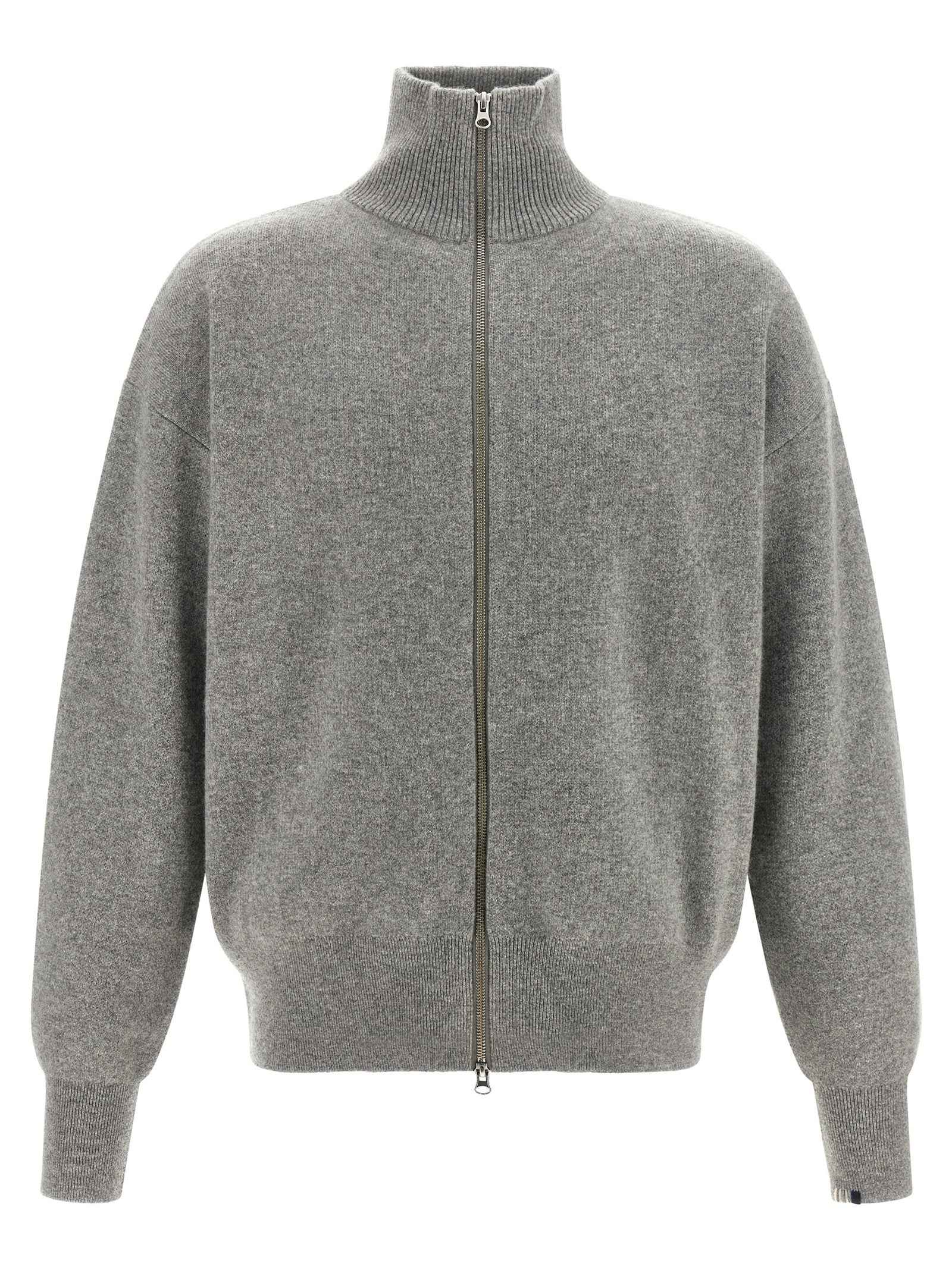 Gray Cashmere Cardigan