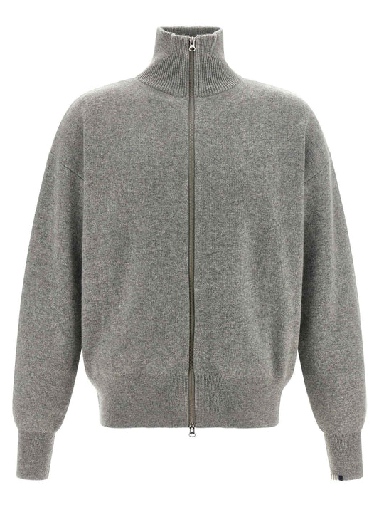 Gray Cashmere Cardigan