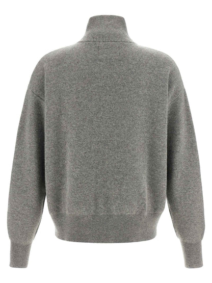 Gray Cashmere Cardigan