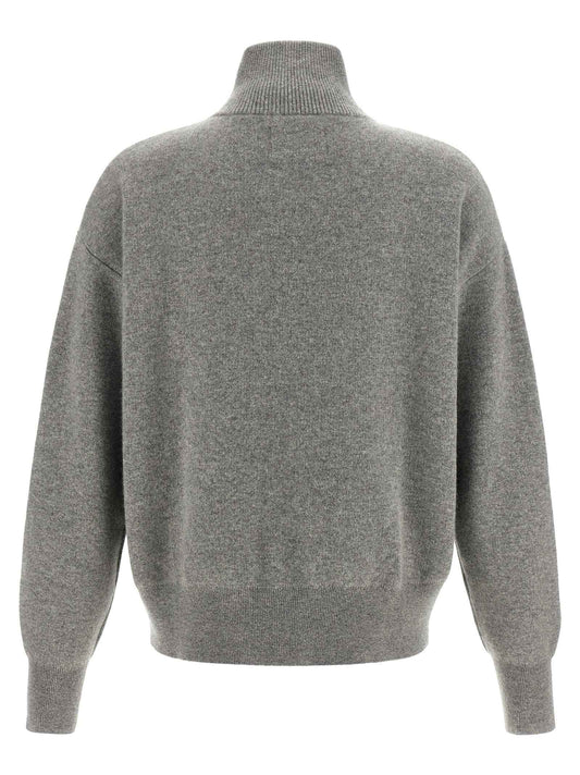 Gray Cashmere Cardigan