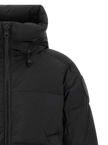 Black Polyamide Full-Length Jacket