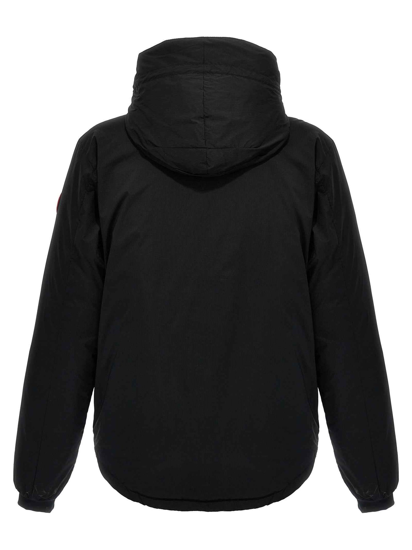Black Polyester Shell Jacket