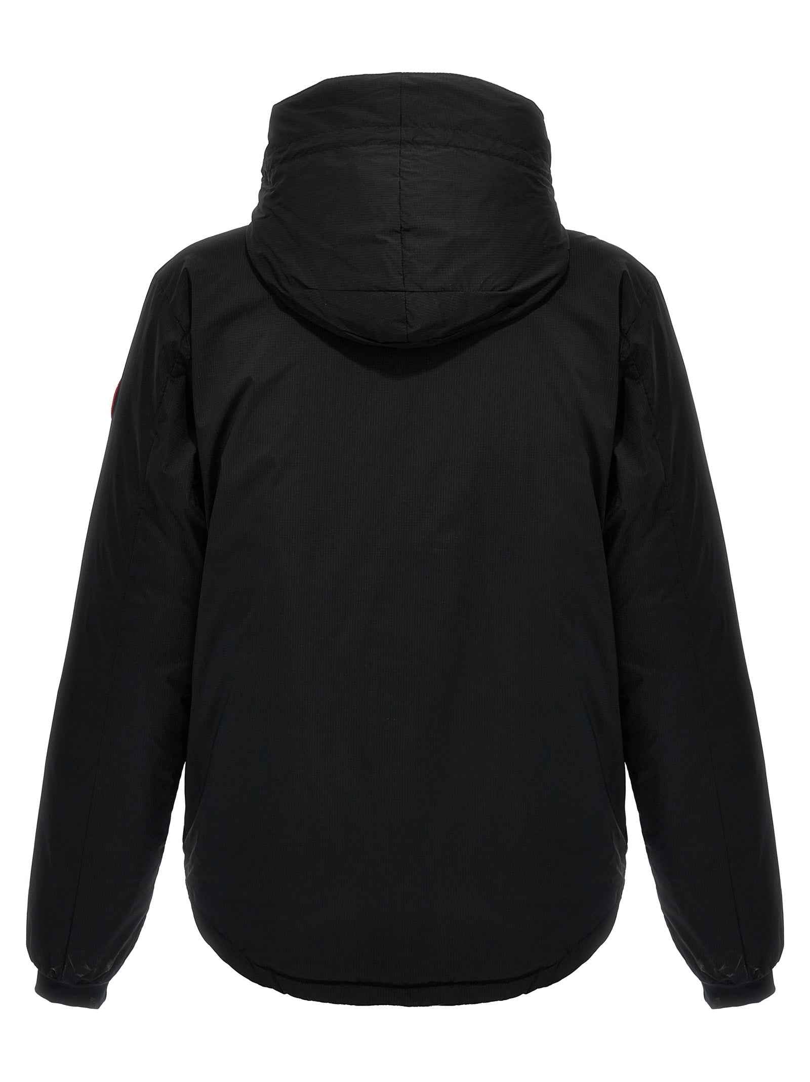 Black Polyester Shell Jacket