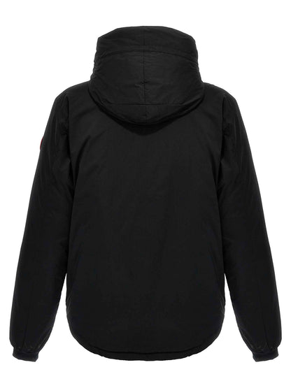 Black Polyester Shell Jacket