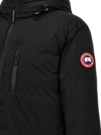 Black Polyester Shell Jacket