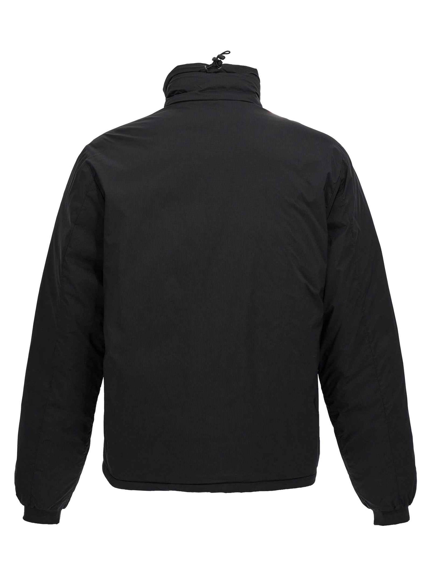 Black Polyester Shell Jacket