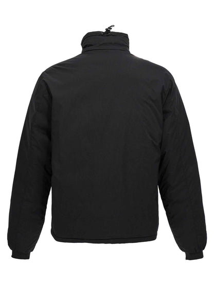 Black Polyester Shell Jacket