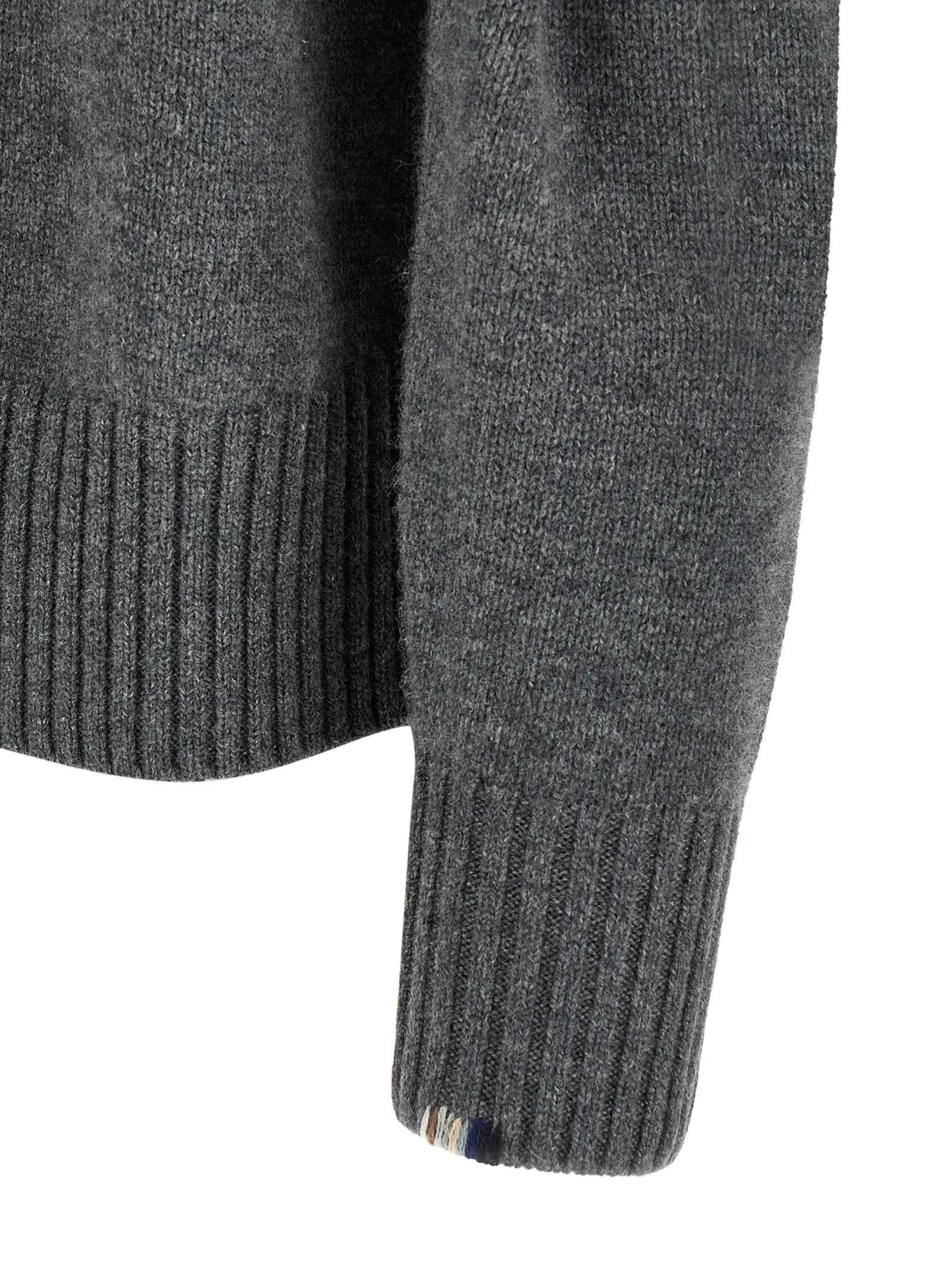Gray Cashmere Cardigan