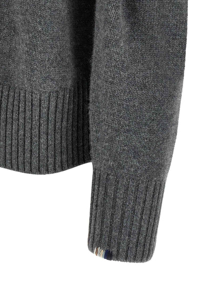 Gray Cashmere Cardigan