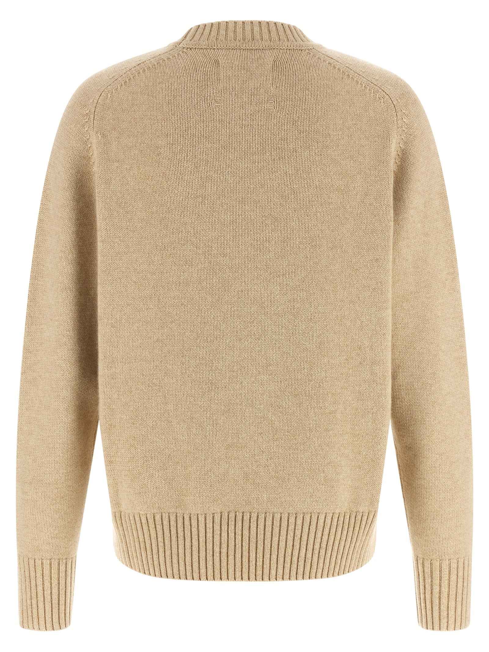Beige Cashmere Cardigan