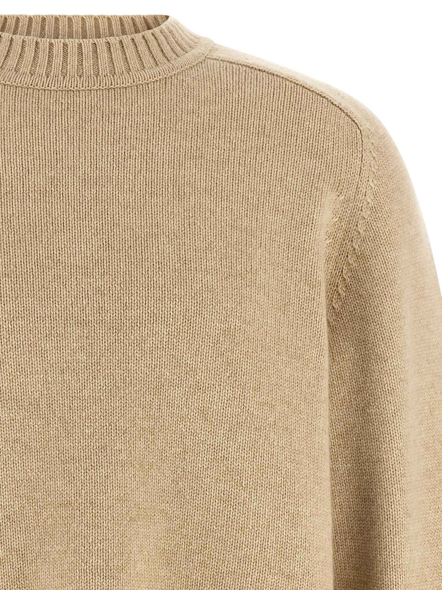 Beige Cashmere Cardigan
