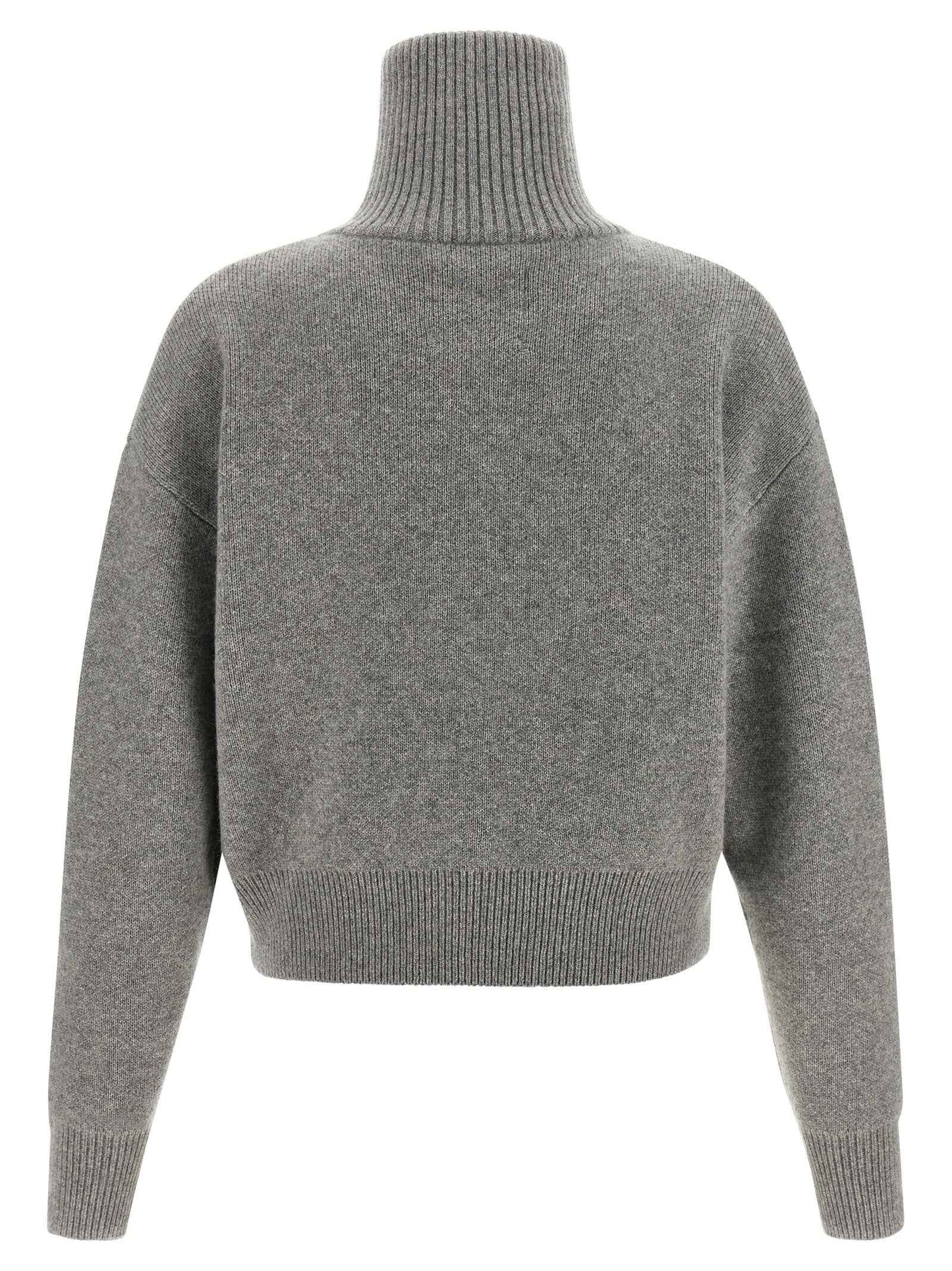 Gray Cashmere Cardigan