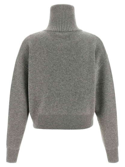 Gray Cashmere Cardigan