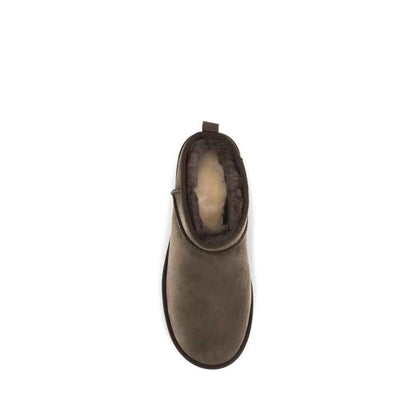 Brown Leather Ankle Boots