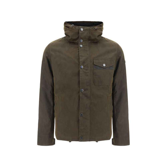 Bicolor Cotton Shell Jacket