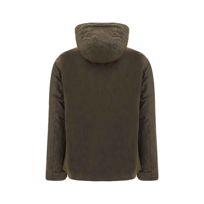 Bicolor Cotton Shell Jacket