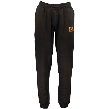Black Cotton Men's Trousers
