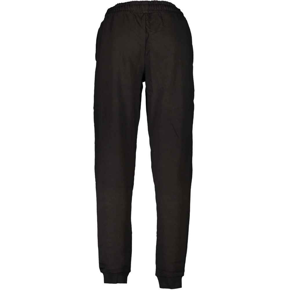 Black Cotton Men's Trousers