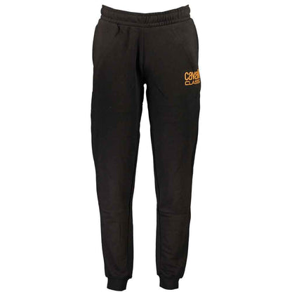 Black Cotton Men's Trousers