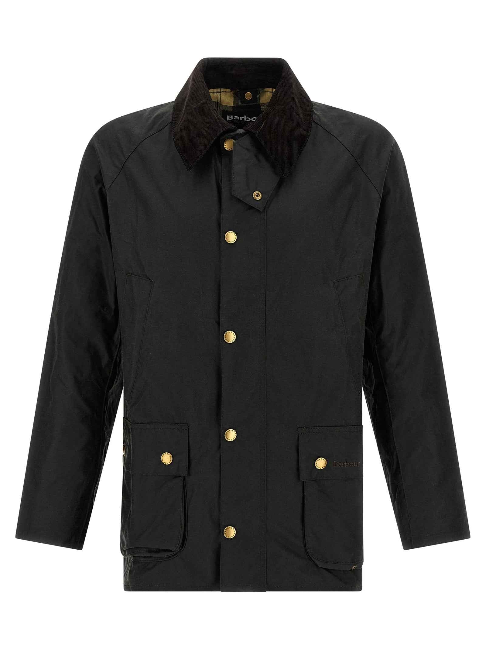 Bicolor Cotton Shell Jacket