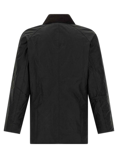 Bicolor Cotton Shell Jacket