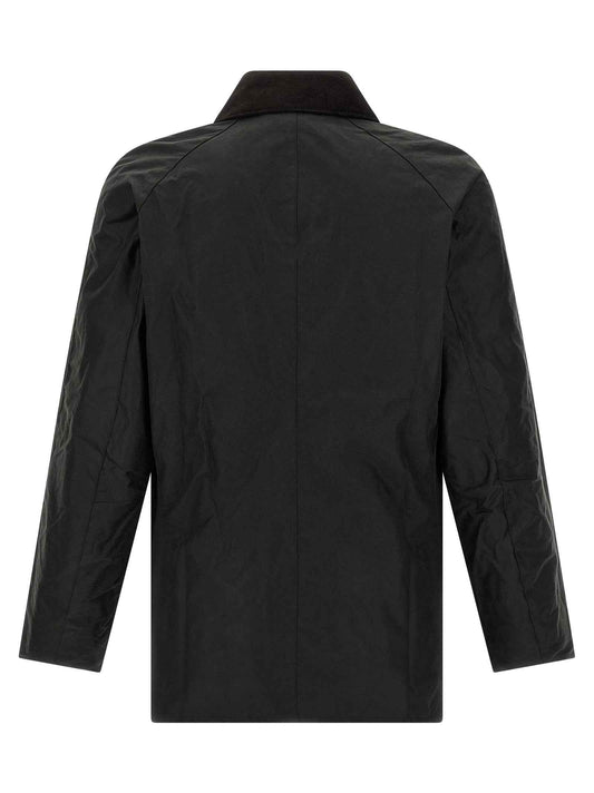 Bicolor Cotton Shell Jacket