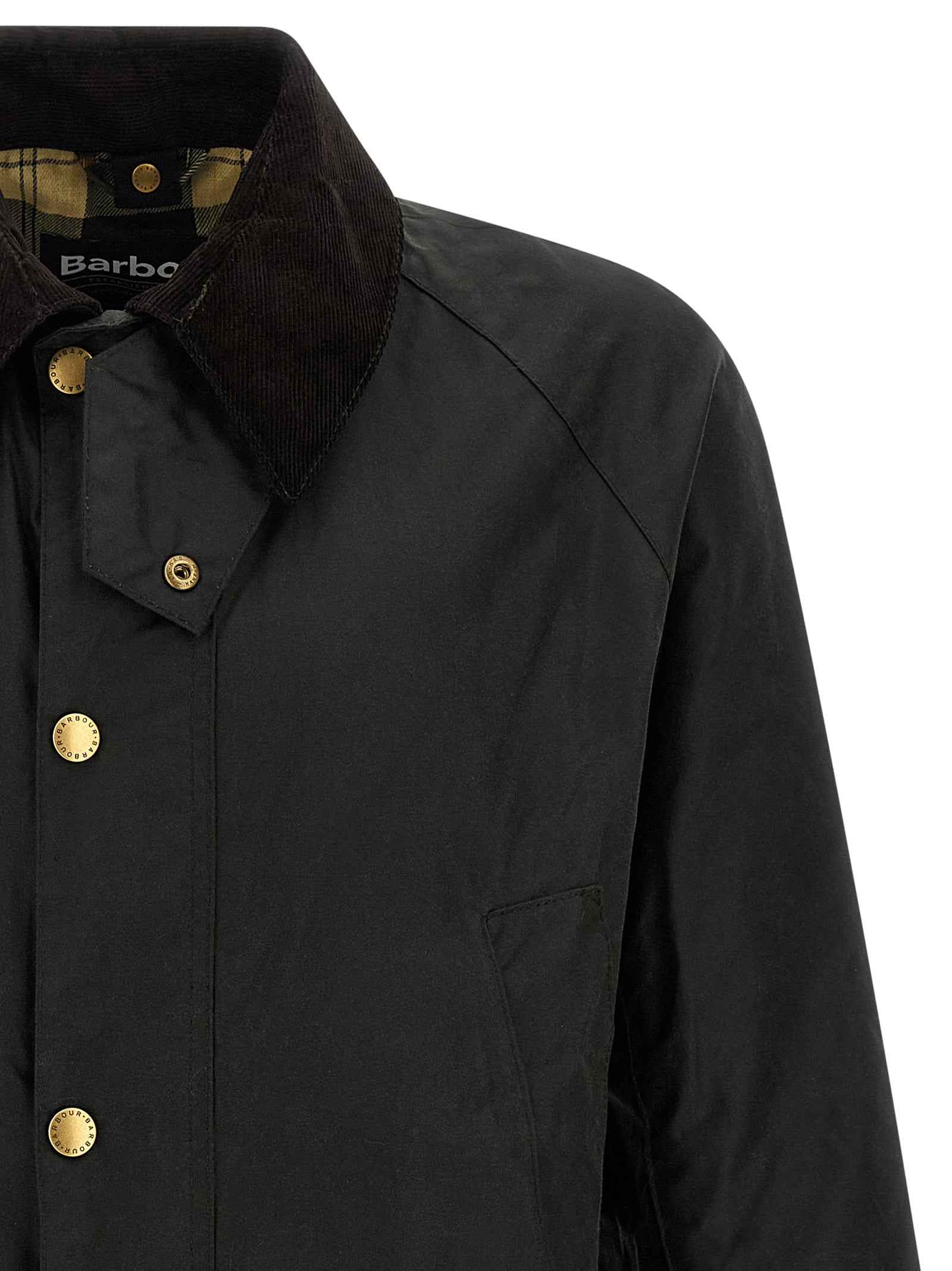 Bicolor Cotton Shell Jacket