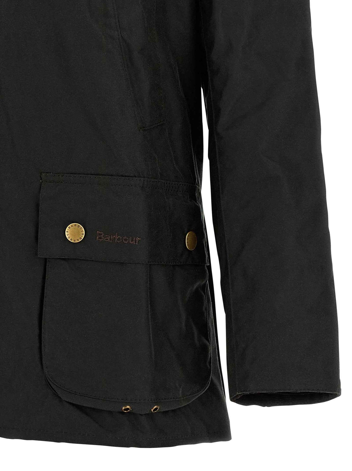 Bicolor Cotton Shell Jacket
