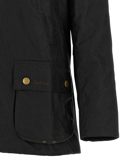 Bicolor Cotton Shell Jacket
