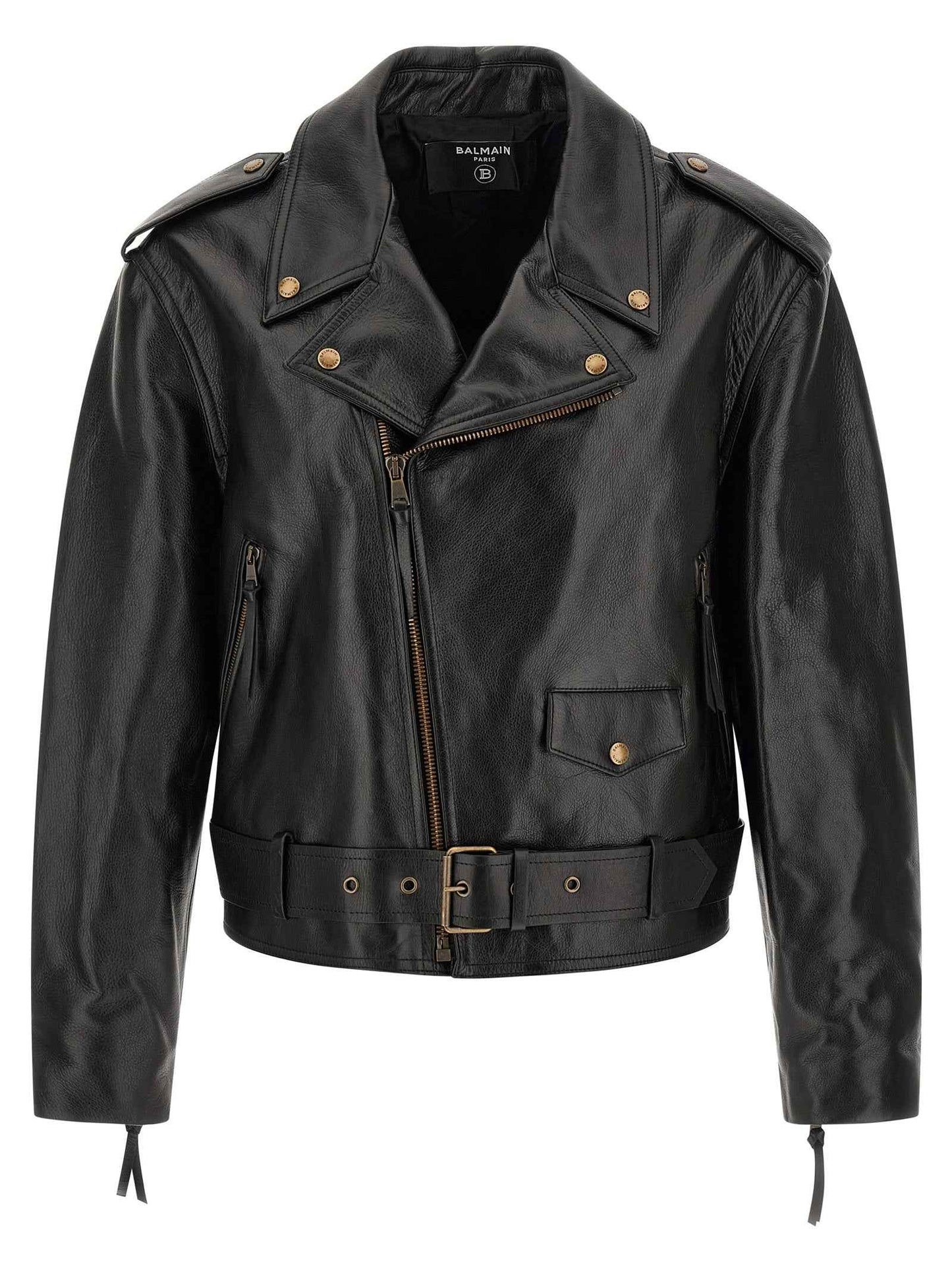 Black Calfskin Leather Jacket