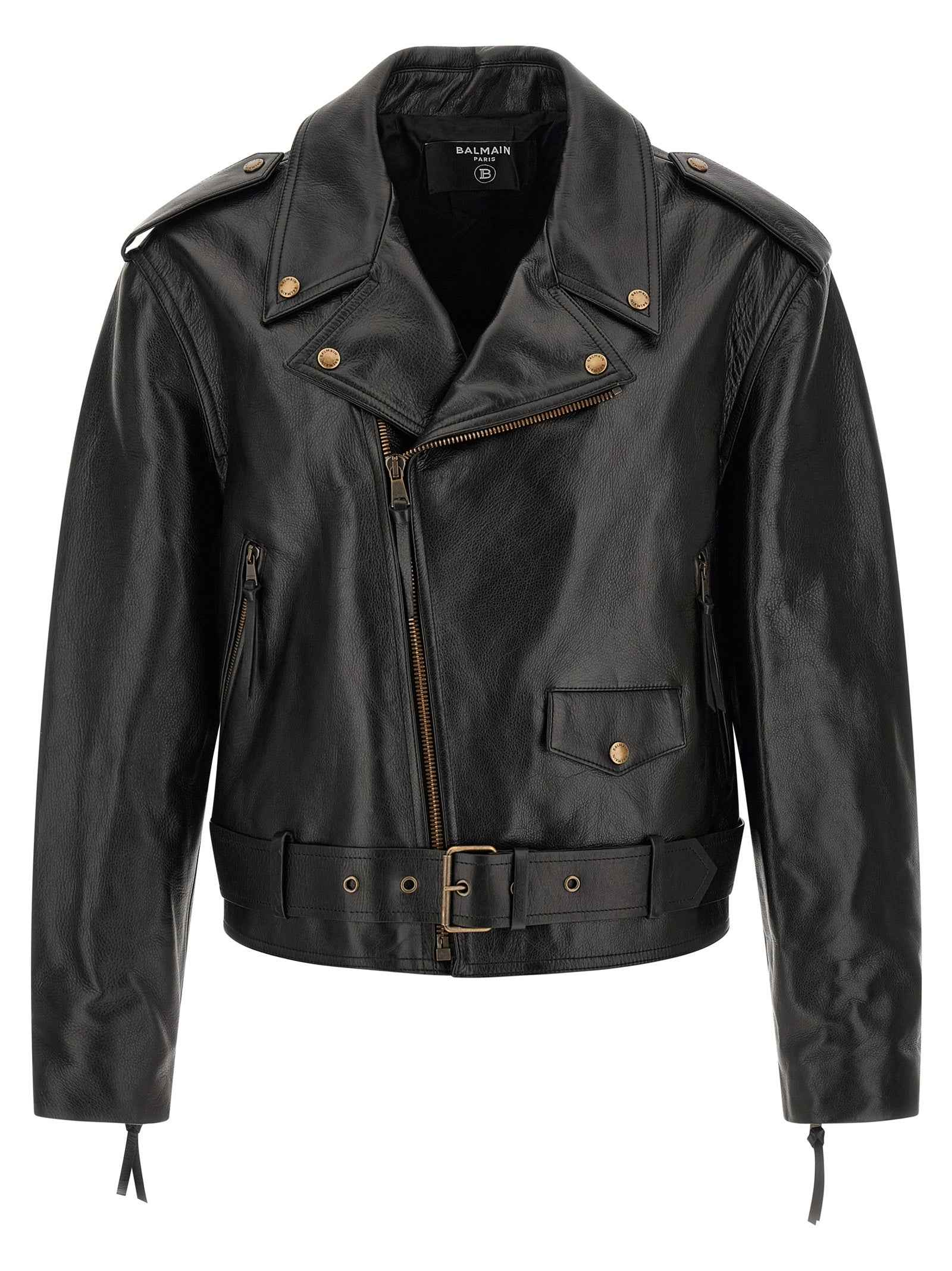 Black Calfskin Leather Jacket