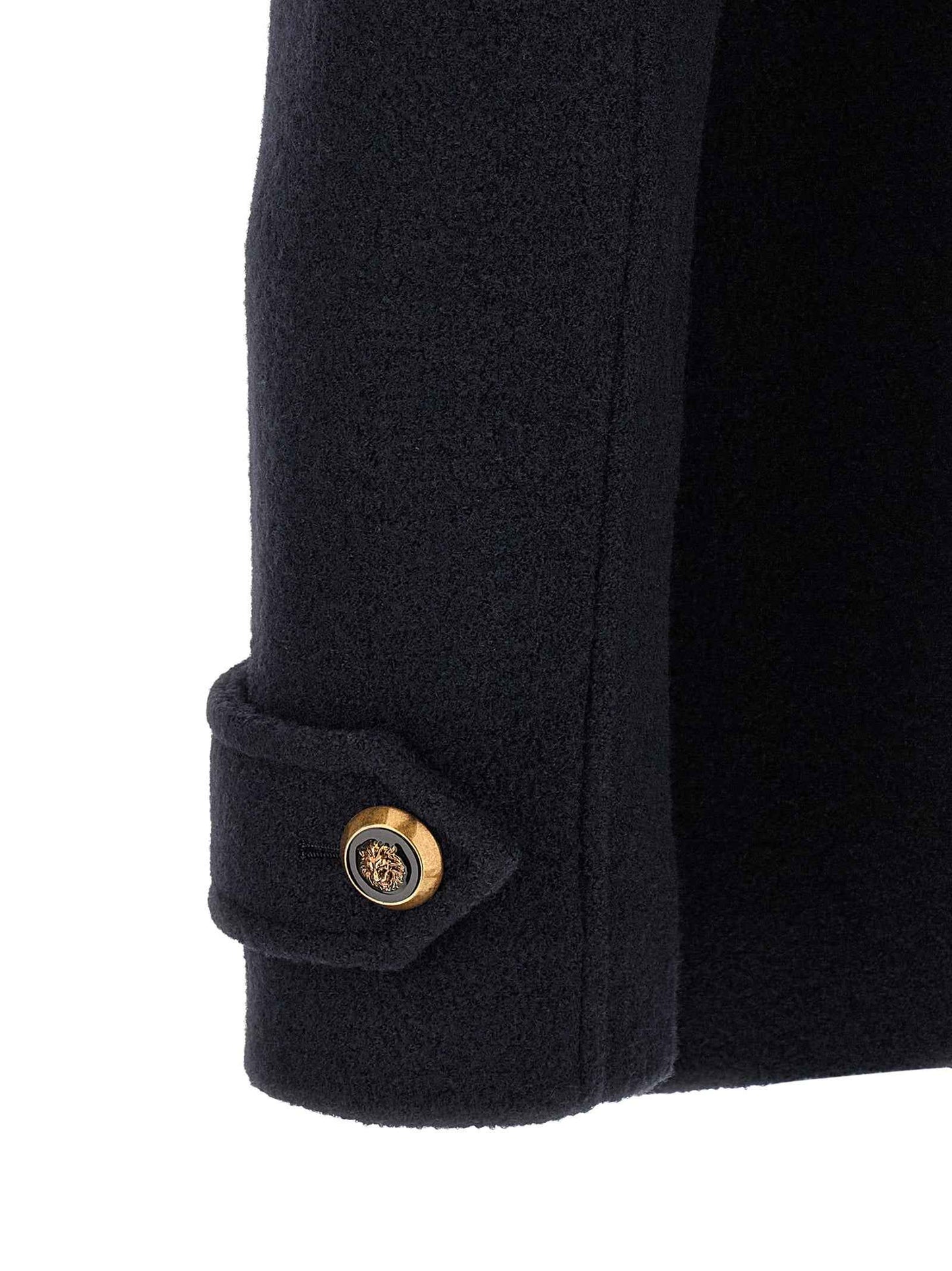 Blue Virgin Wool Coat
