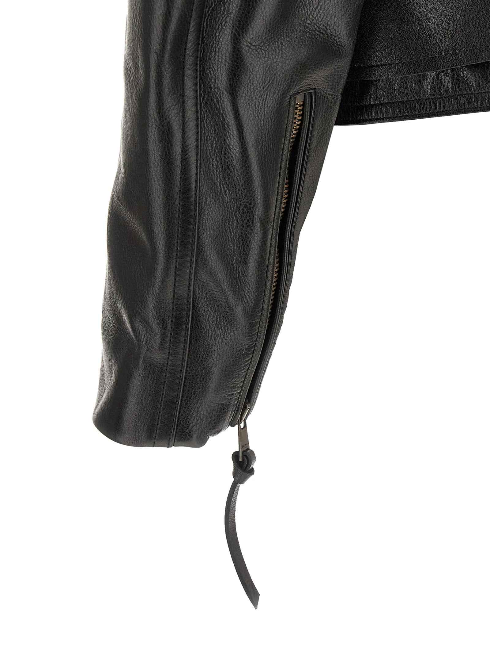 Black Calfskin Leather Jacket