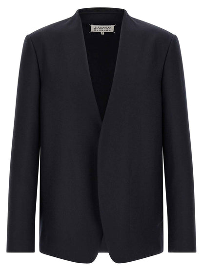 Blue Virgin Wool Blazer