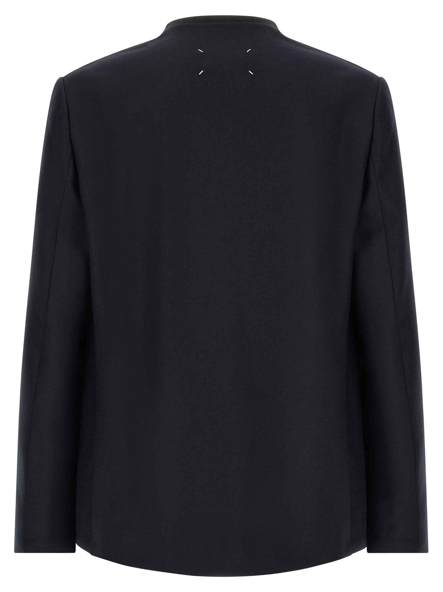 Blue Virgin Wool Blazer