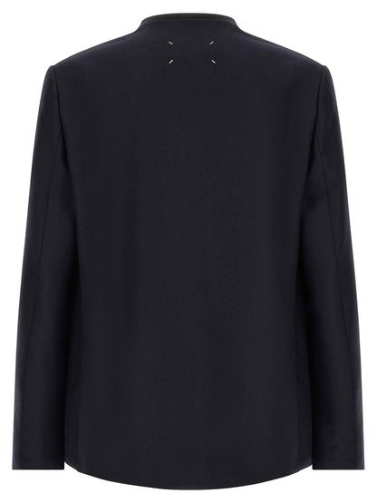 Blue Virgin Wool Blazer