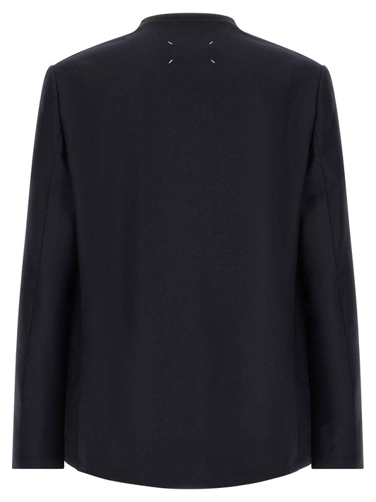 Blue Virgin Wool Blazer
