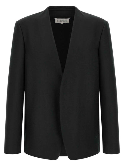 Black Virgin Wool Blazer