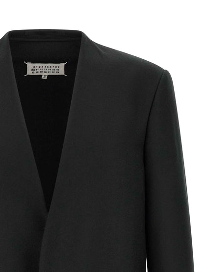 Black Virgin Wool Blazer