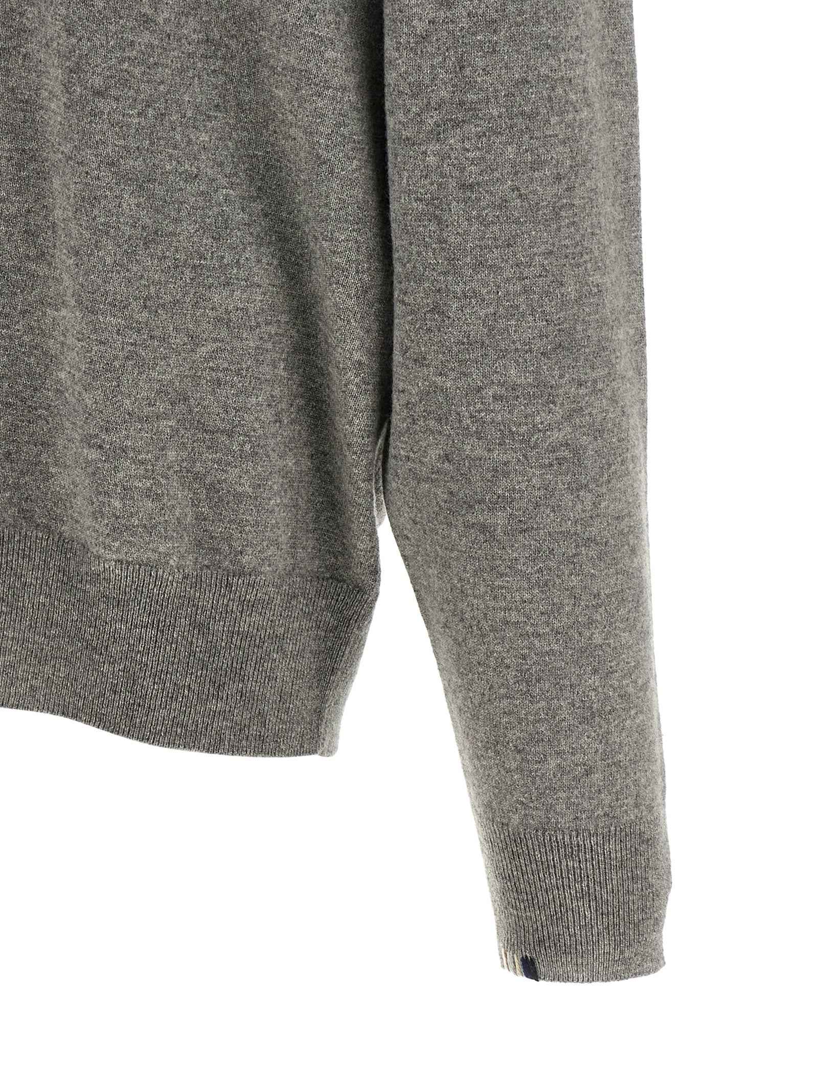 Gray Cashmere Cardigan