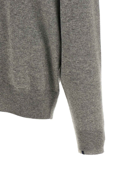 Gray Cashmere Cardigan