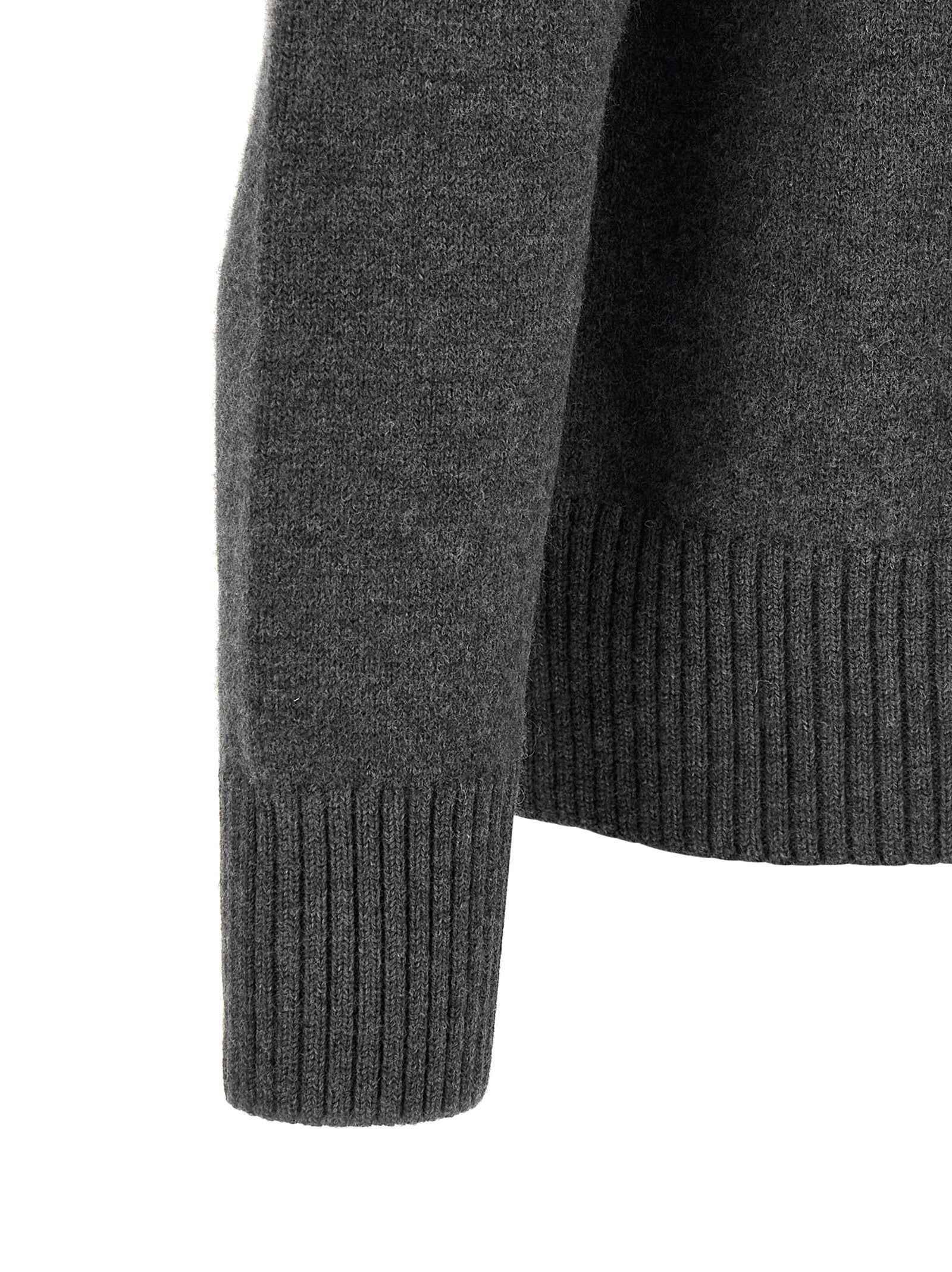 Gray Wool Cardigan
