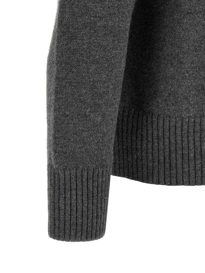 Gray Wool Cardigan