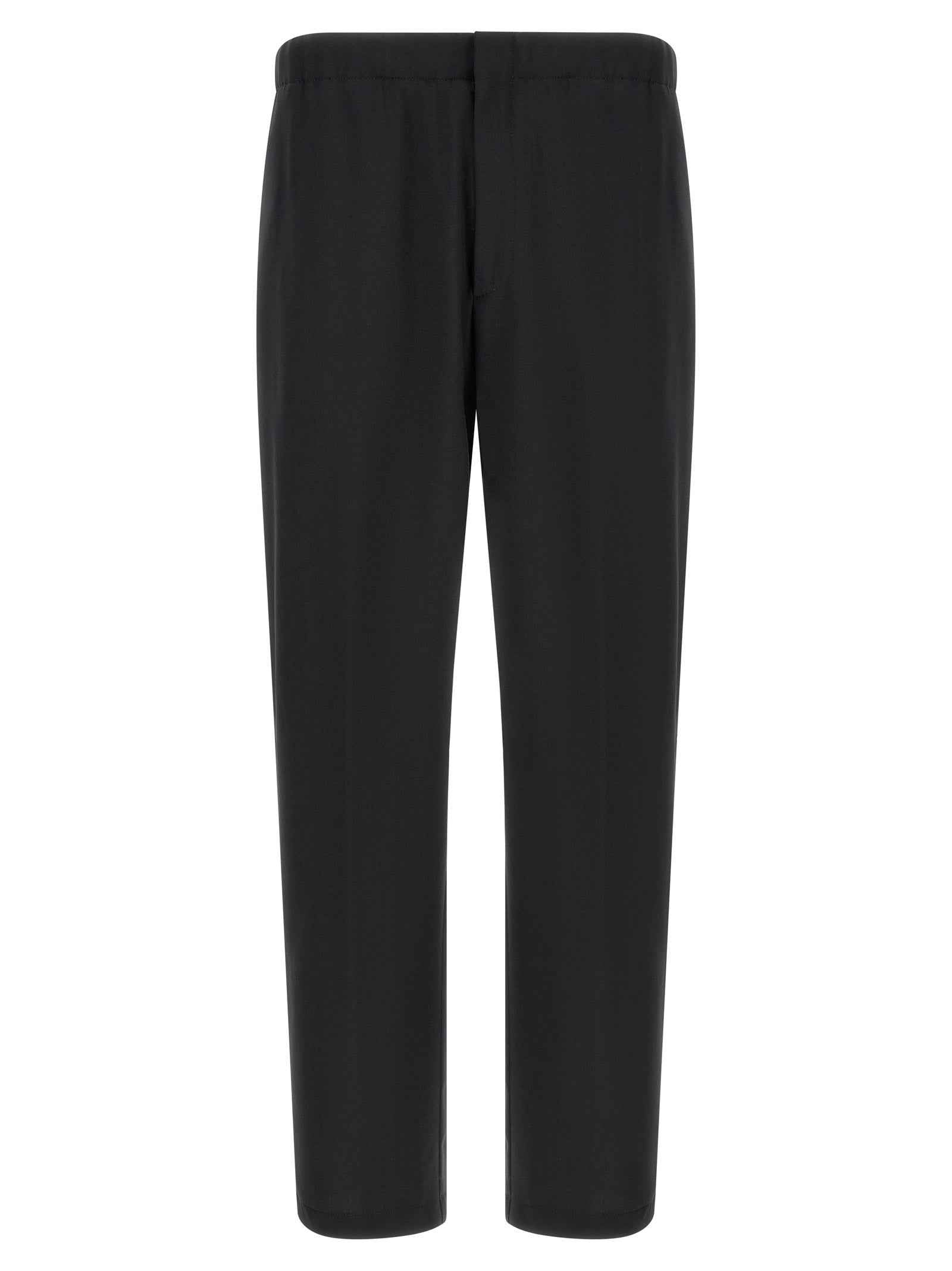 Black Virgin Wool Dress Pants